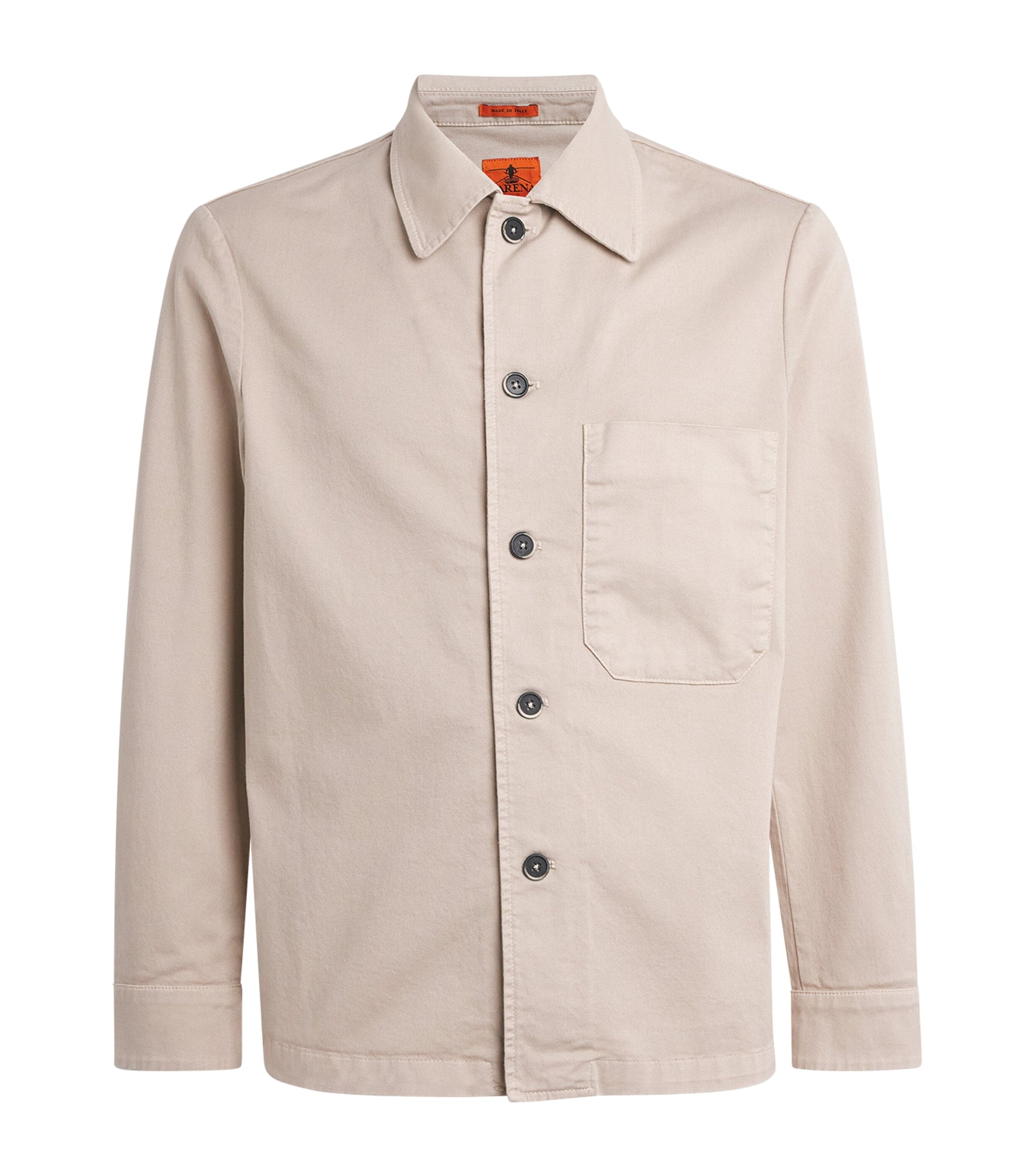 Barena Beige Stretch-Cotton Overshirt