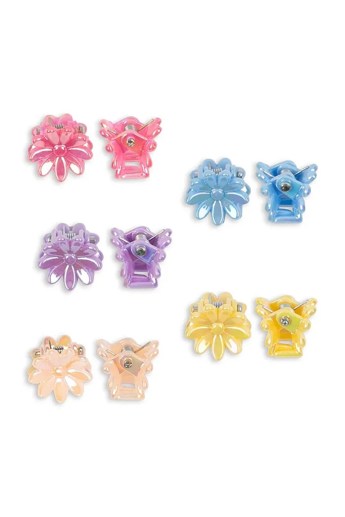 Konges Sløjd MINI FLOWER HAIR CLAWS Çocuk Saç Tokası (10 adet)