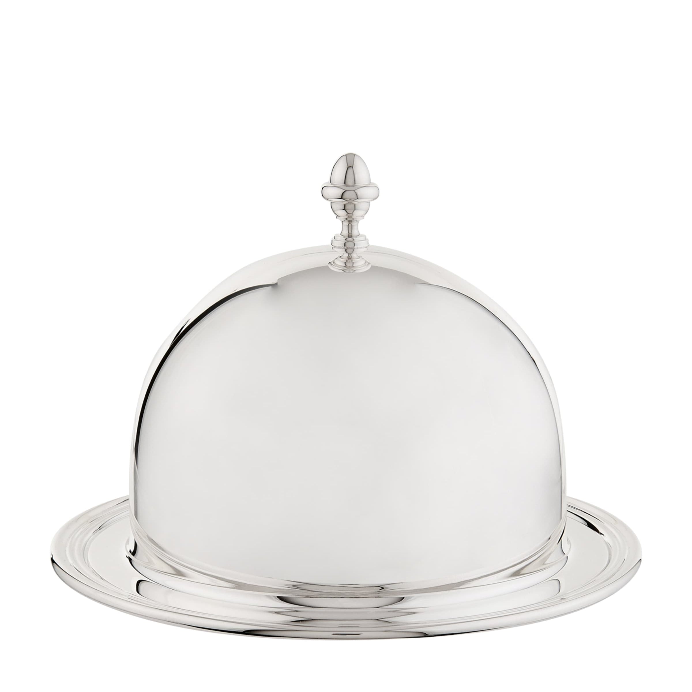 Silver Plated Georgian Round Butter Dish