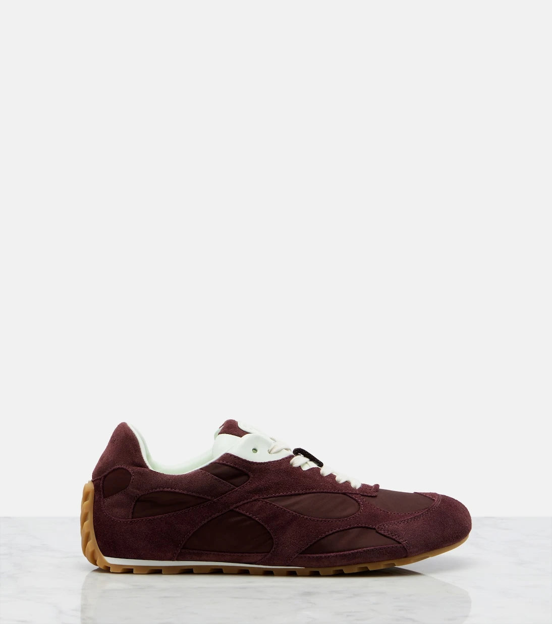 Bottega Veneta - Orbit Flash suede-trimmed sneakers