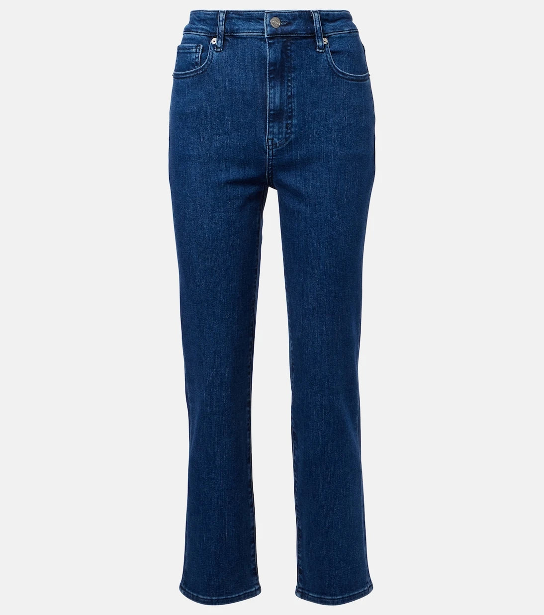 Frame - Icon cropped mid-rise straight jeans