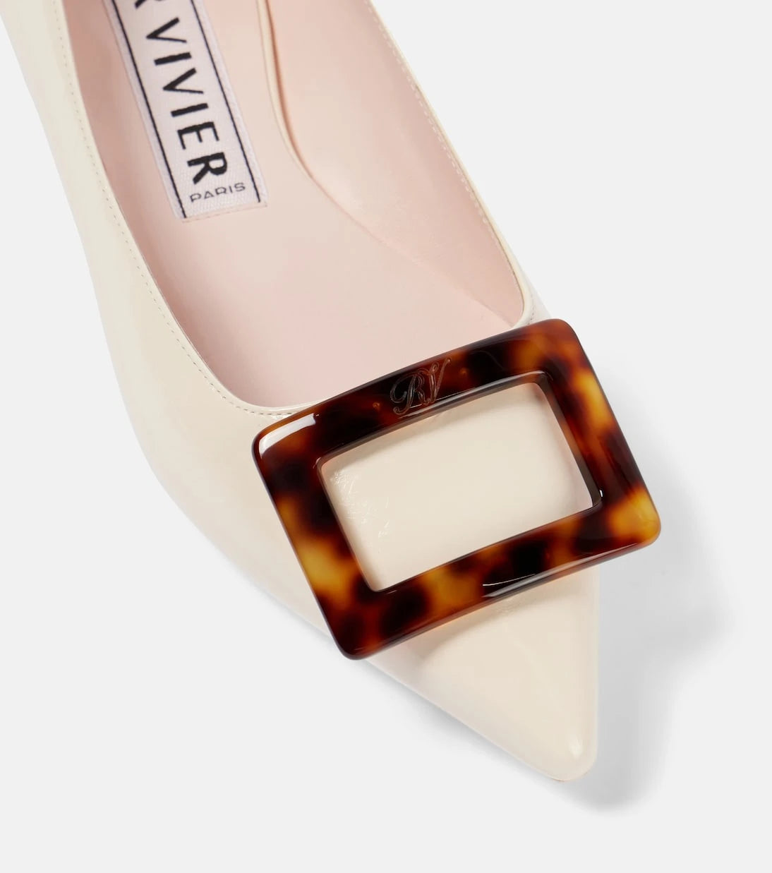 Roger Vivier - Gommettine Ball leather ballet flats