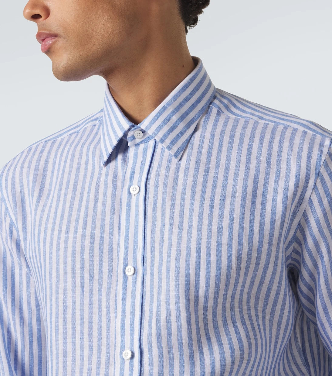 Charvet - Striped linen shirt