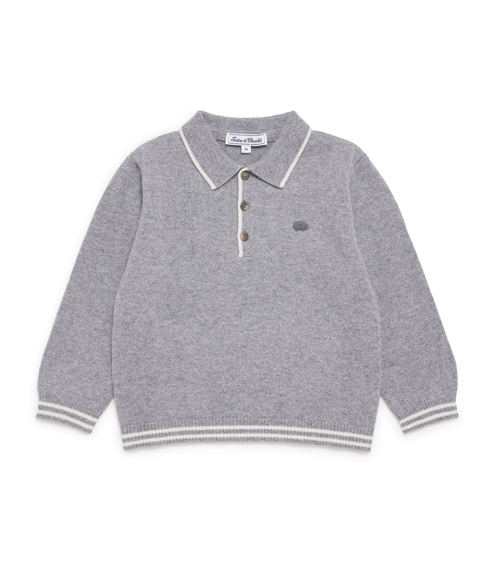 Tartine et Chocolat Wool Polo Sweater (5-12 Years)