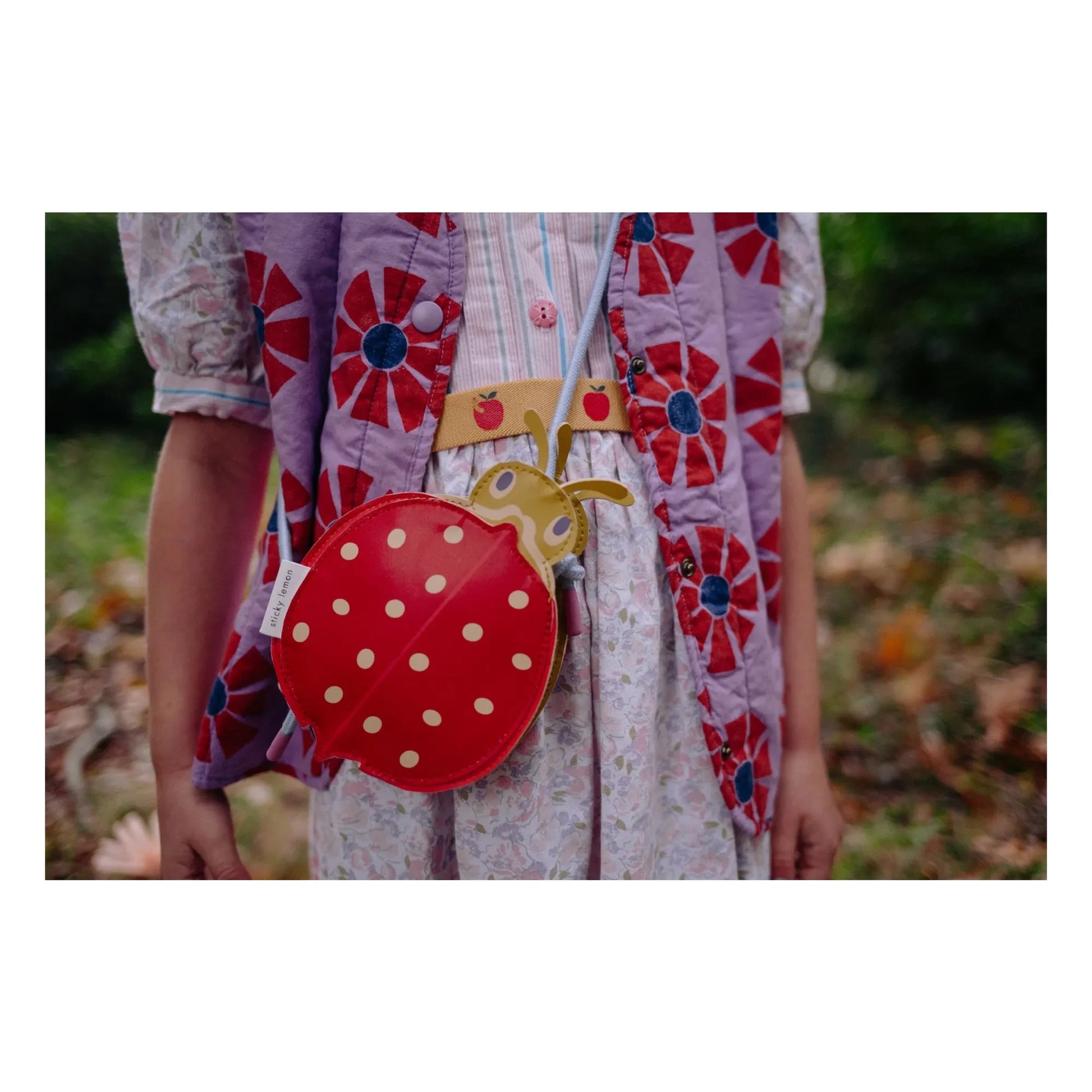Sticky Lemon - Ladybug Wallet Bag | Red
