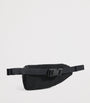 Cotton-Blend Arrow Magic Belt Bag BLACK