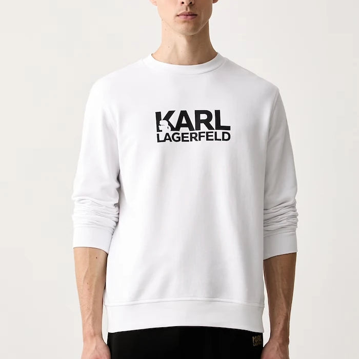 Karl Lagerfeld erkek pamuklu sweatshirt