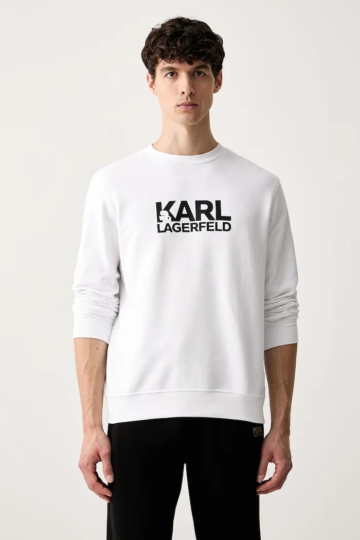 Karl Lagerfeld erkek pamuklu sweatshirt