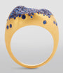 Nada Ghazal Yellow Gold and Sapphire Malak Bonbon Ring
