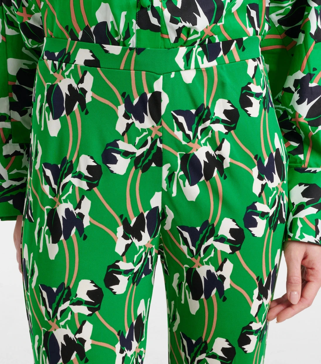 Diane von Furstenberg - Brooklyn printed flared pants