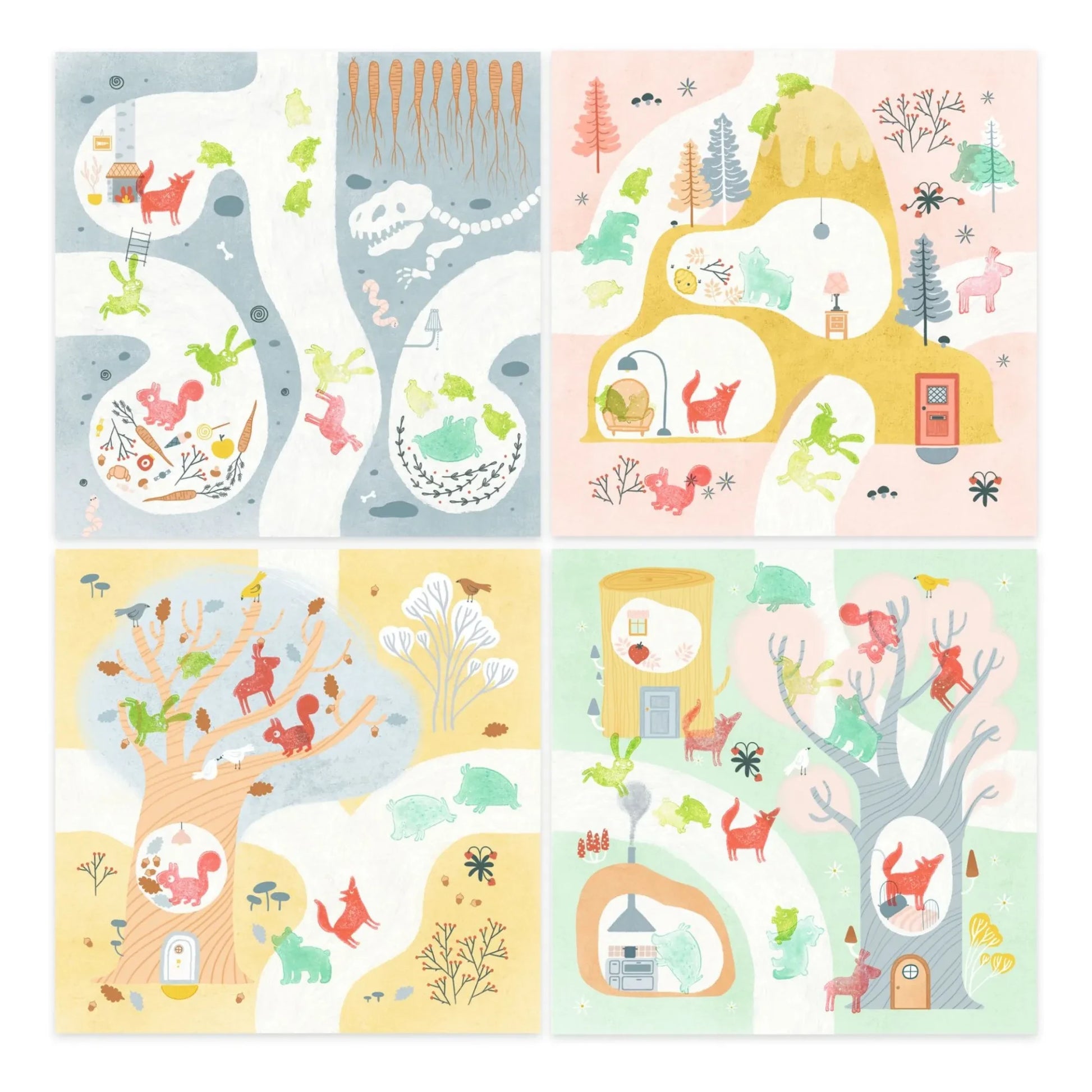 Djeco - Animal Stamp Activity Kit