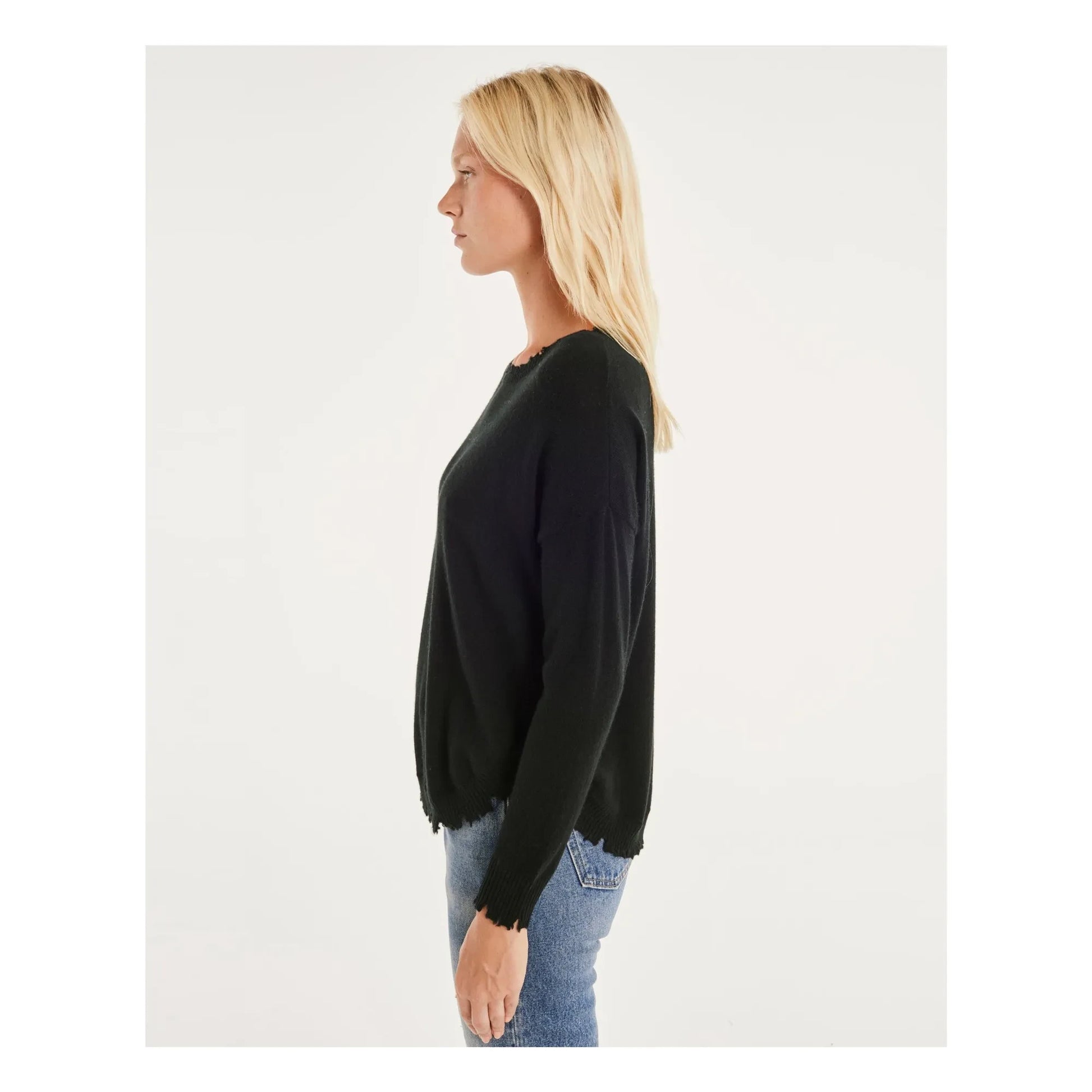 Kujten - Mela Cashmere Sweater | Black