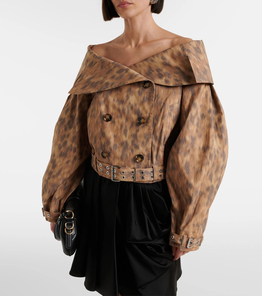 Ganni - Printed cotton-blend jacket