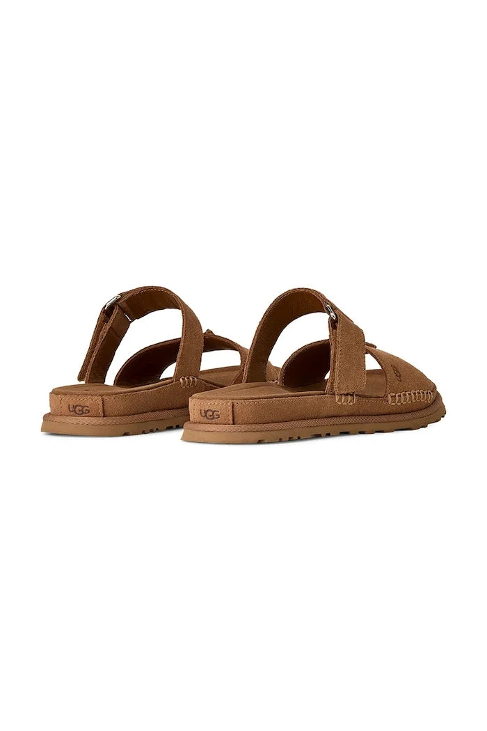 Велурени чехли UGG W Goldengaze Slide