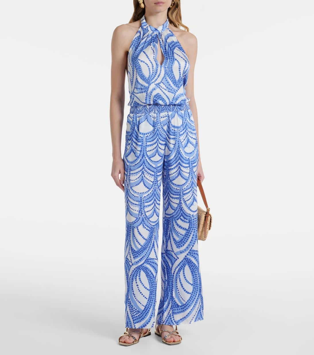 Poupette St Barth - Cecile printed wide-leg pants