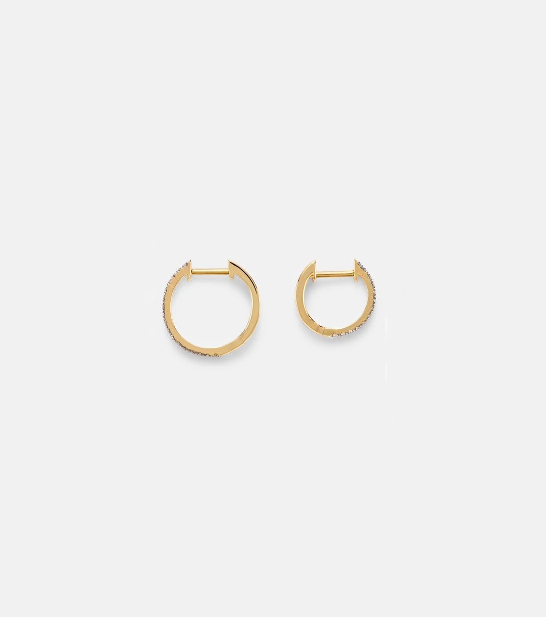 Stone and Strand - Come Closer 10kt gold huggie earrings