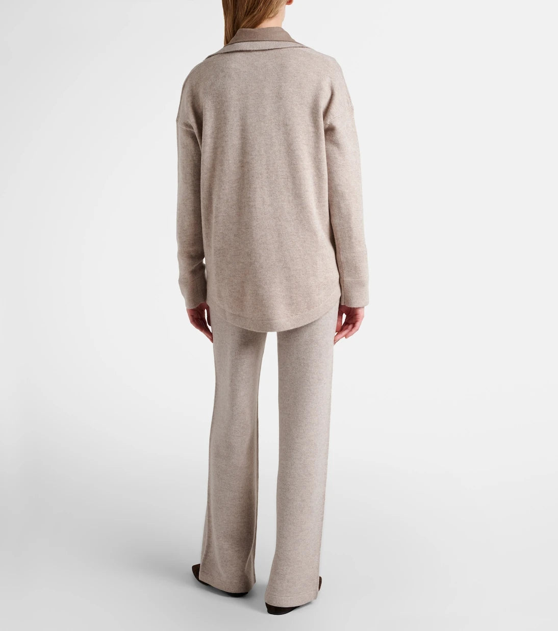 S Max Mara - بنطال بييترا بقصة مستقيمة من الصوف والكشمير