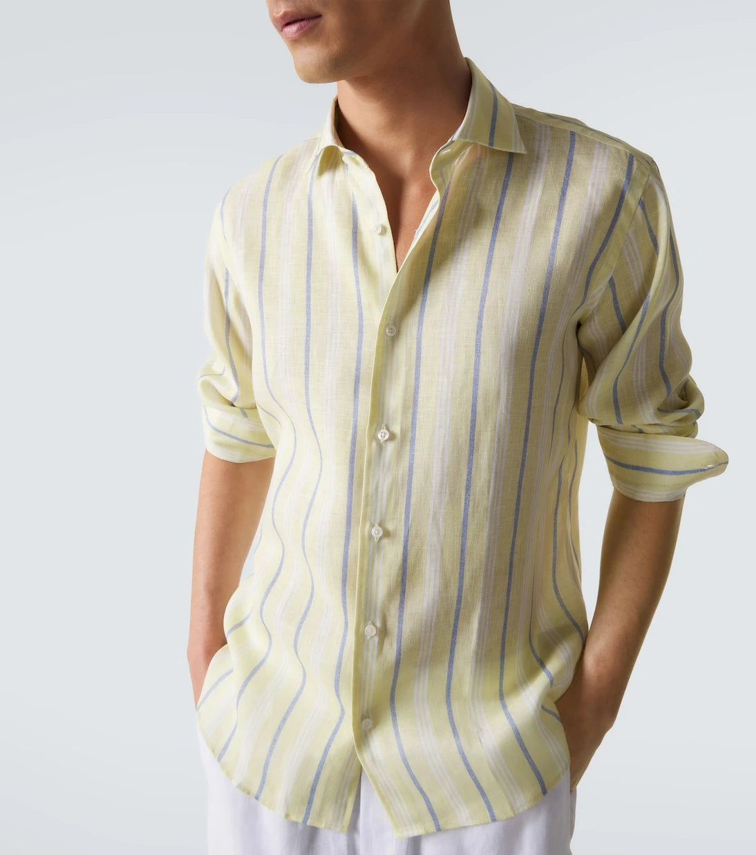 Fedeli - Striped linen shirt