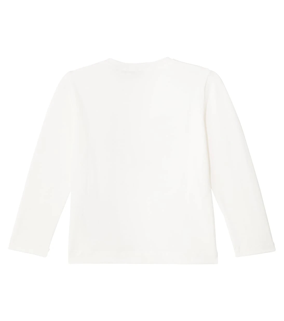 Monnalisa - Logo floral cotton-blend jersey top
