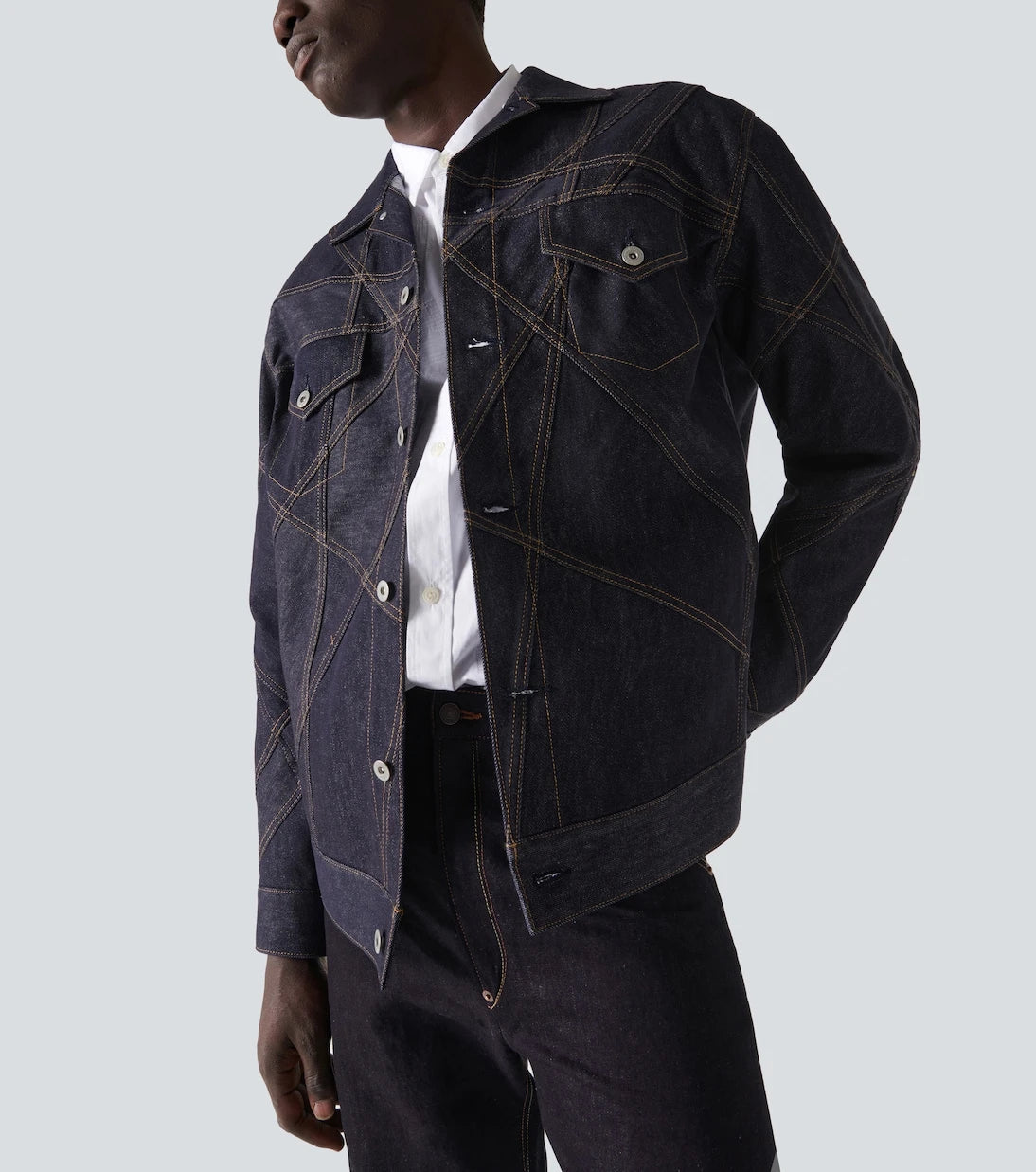Junya Watanabe - İşlemeli denim ceket