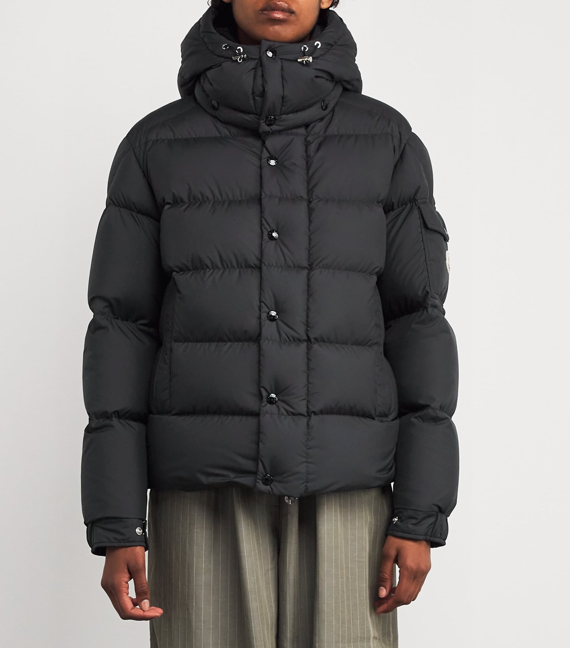 Moncler Black Down Adaptable Maya 70 Jacket