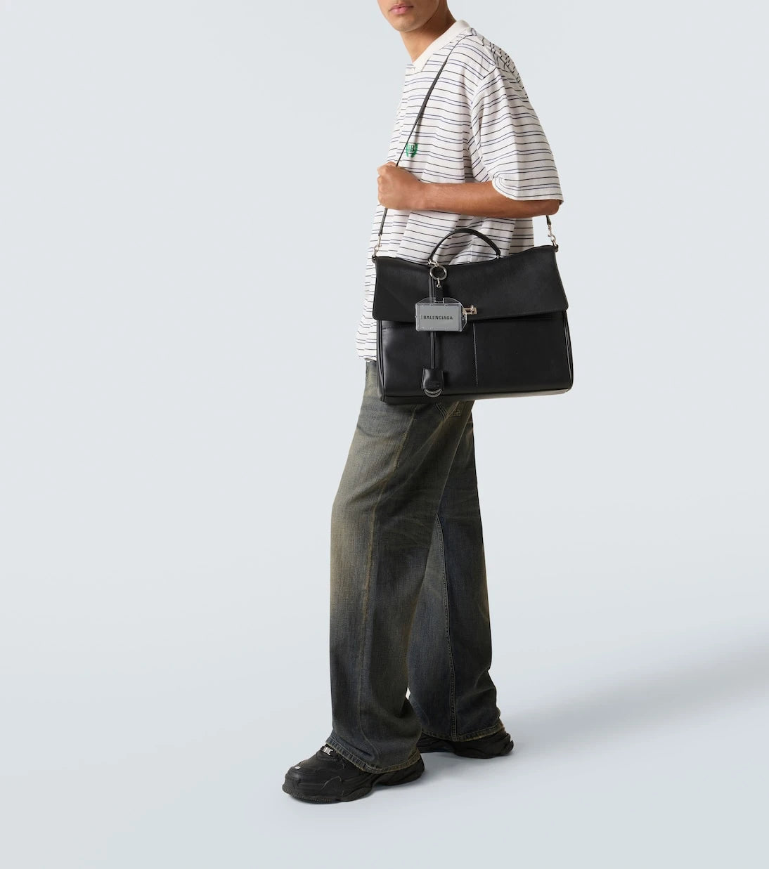 Balenciaga - Rodeo leather briefcase
