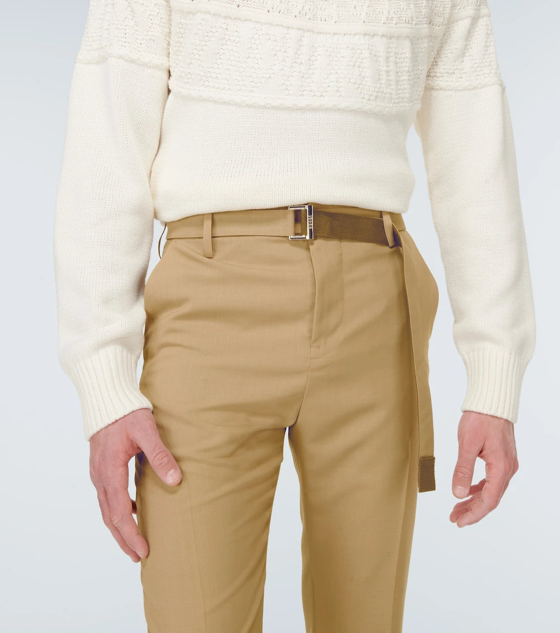 Sacai - Straight pants