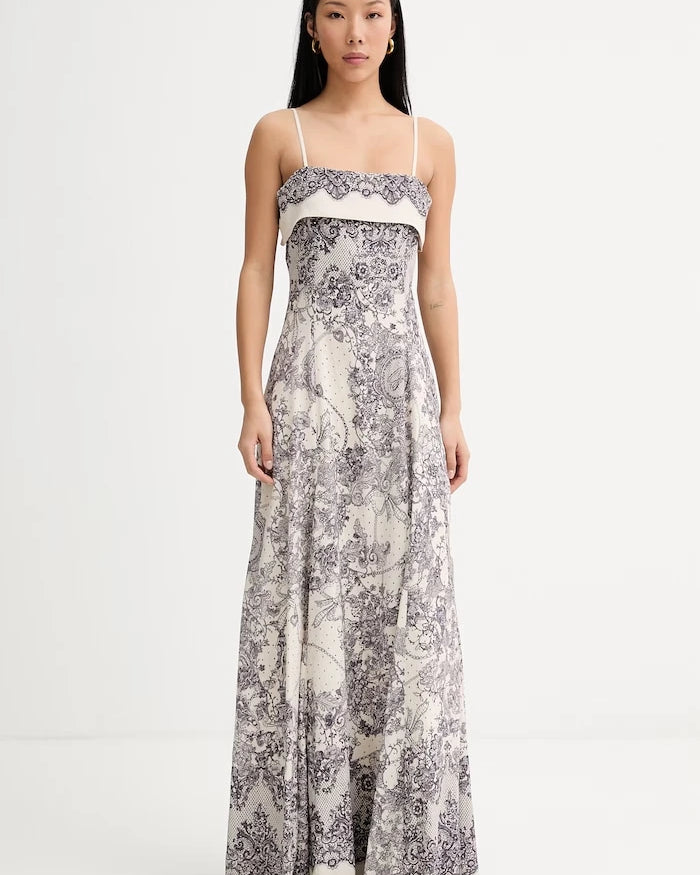 Blugirl Blumarine viskon elbise