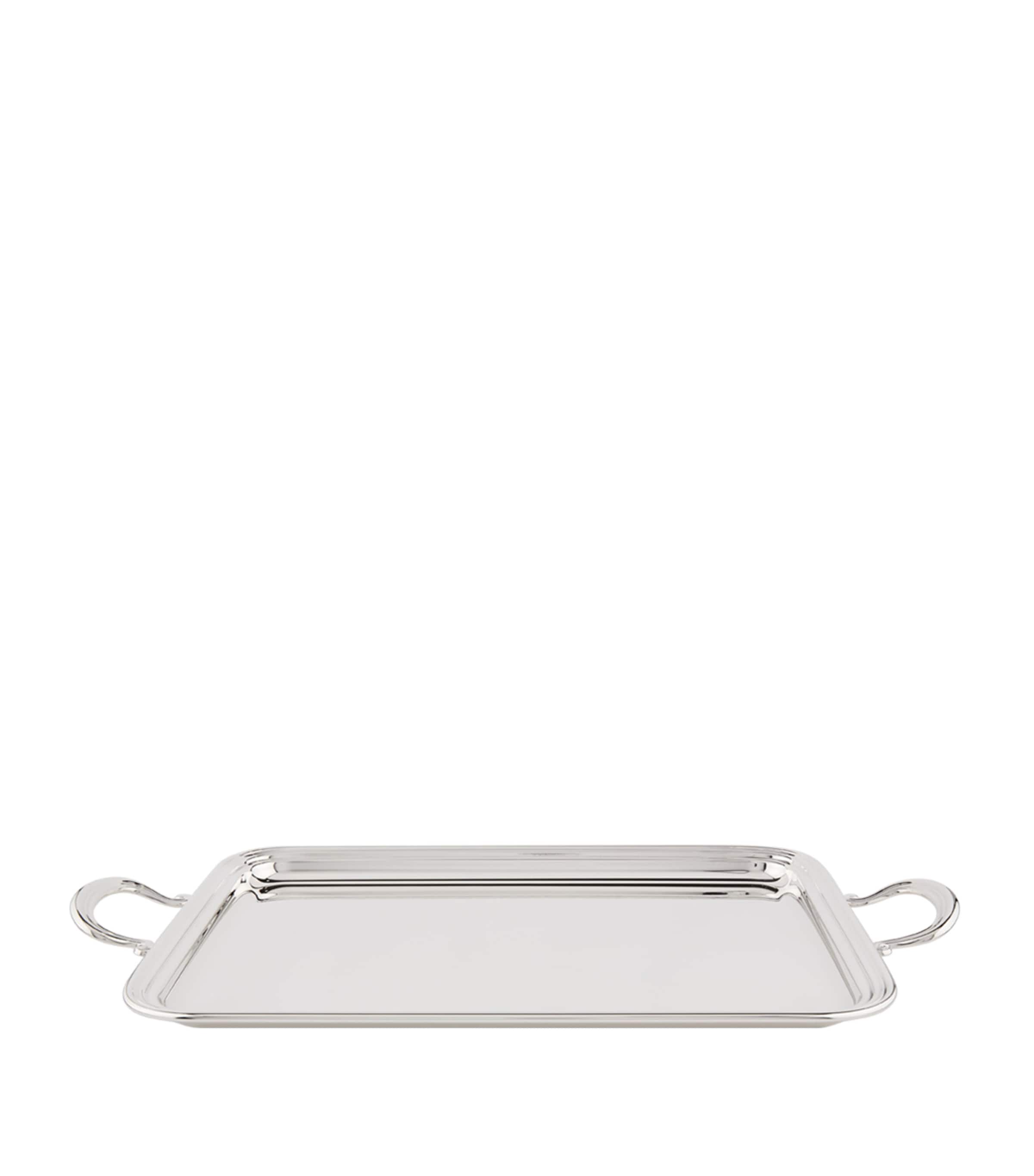 Silver-Plated English Tray With Handles (41cm x 30cm)