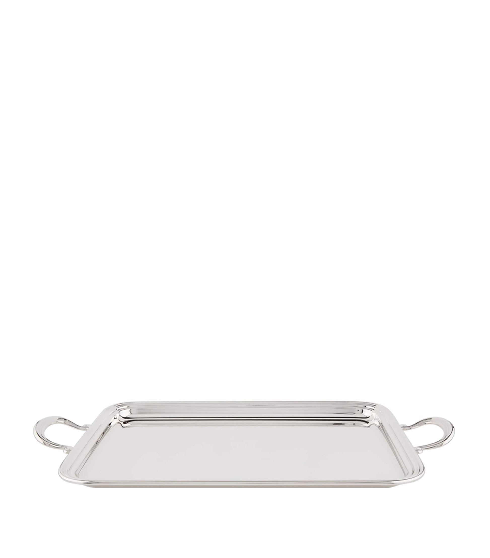 Silver-Plated English Tray With Handles (41cm x 30cm)
