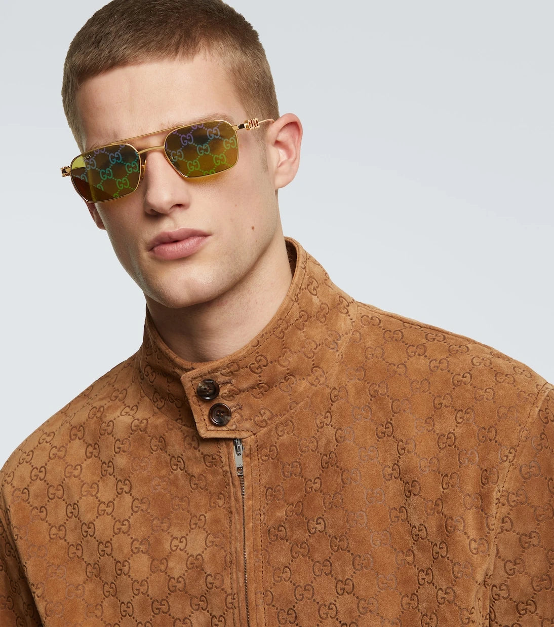 Gucci - GG rectangular sunglasses
