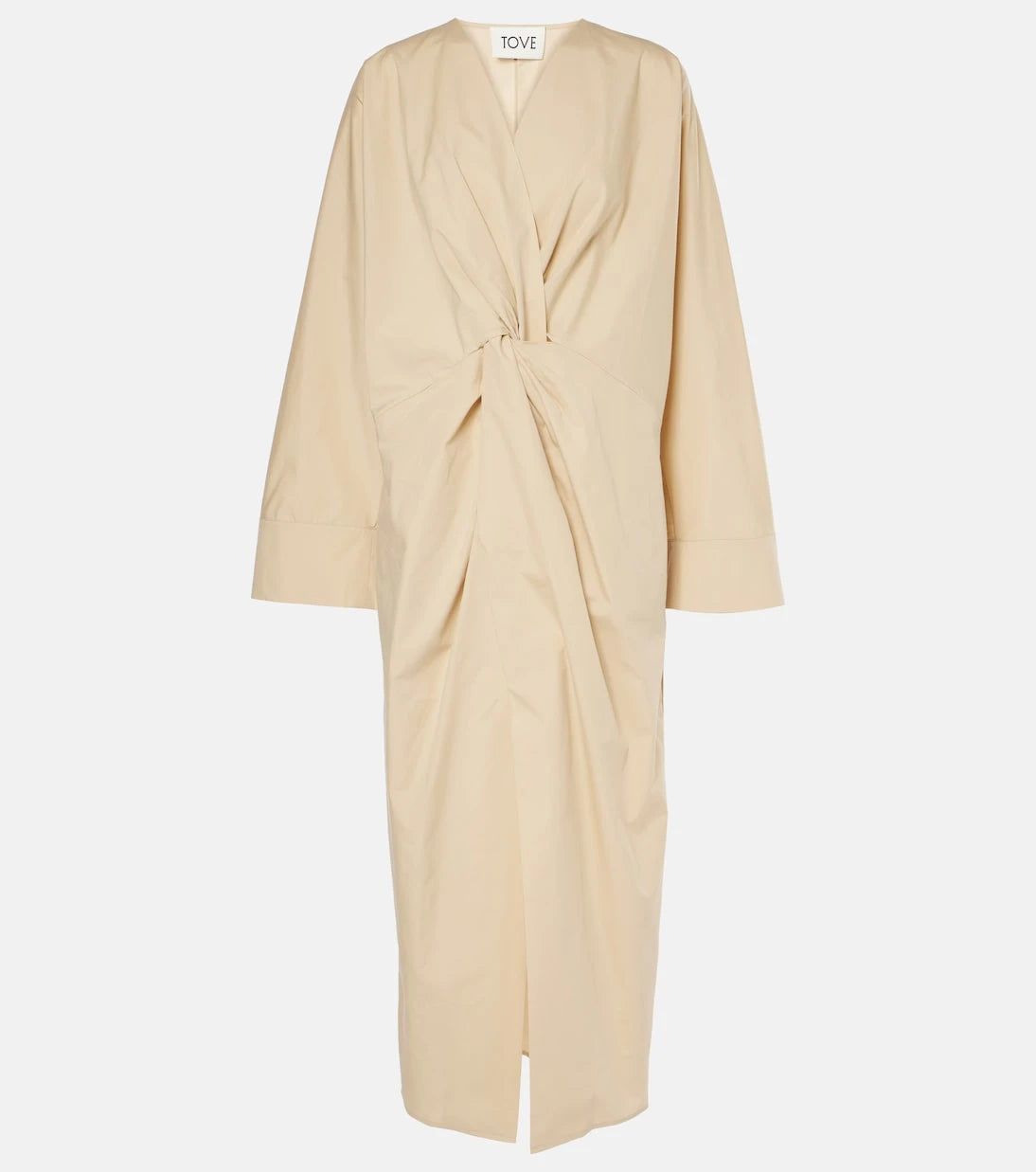 Tove - Ailin draped cotton midi dress