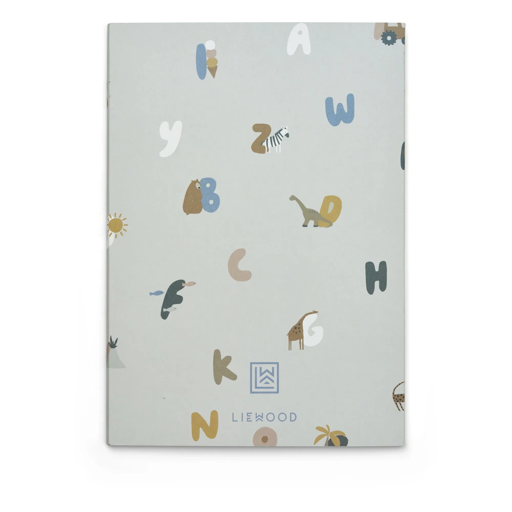 Liewood - A5 Sidney notebooks - Set of 3 | Alphabet/Stripe mix