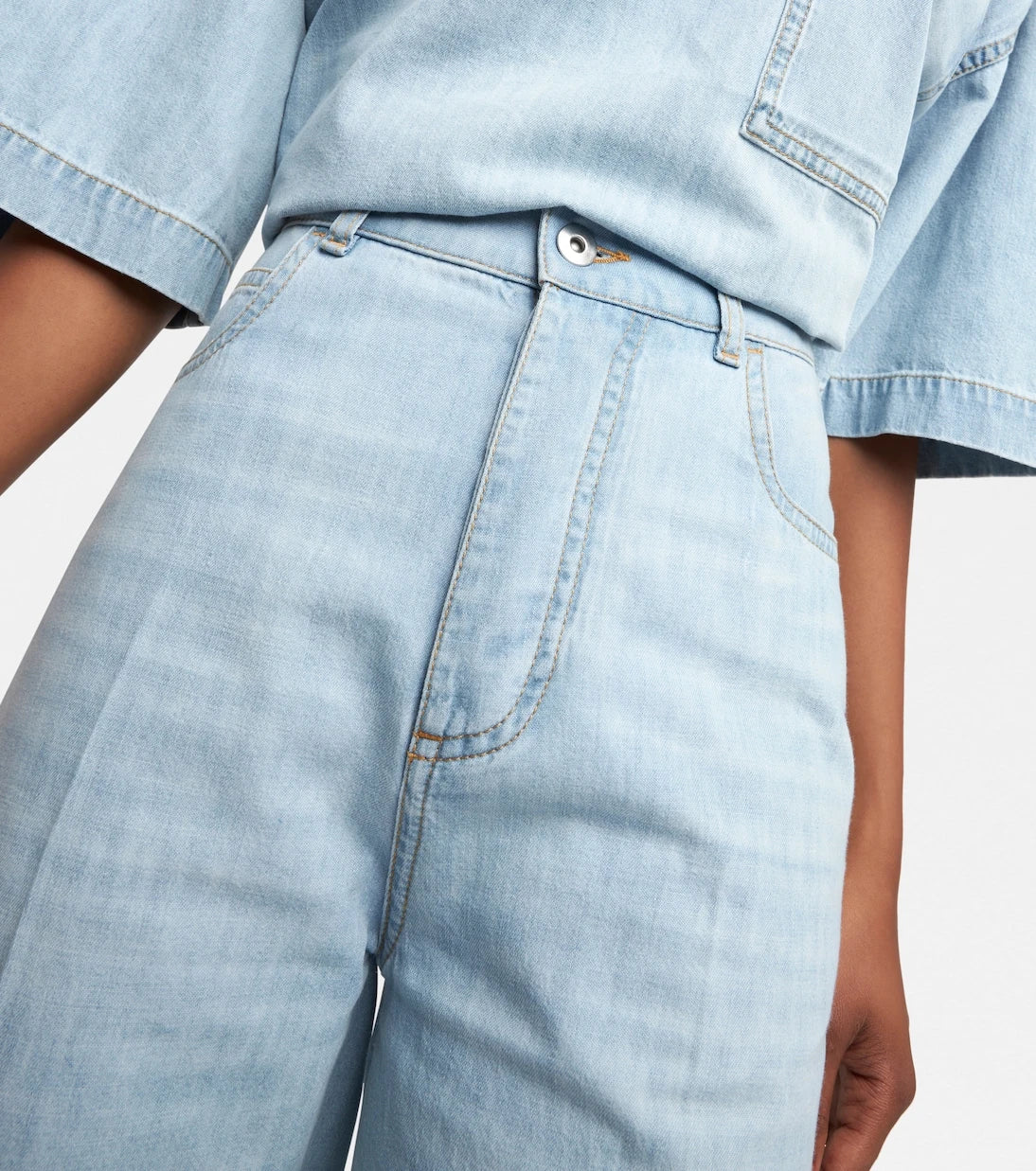 Bottega Veneta - High-rise wide-leg jeans