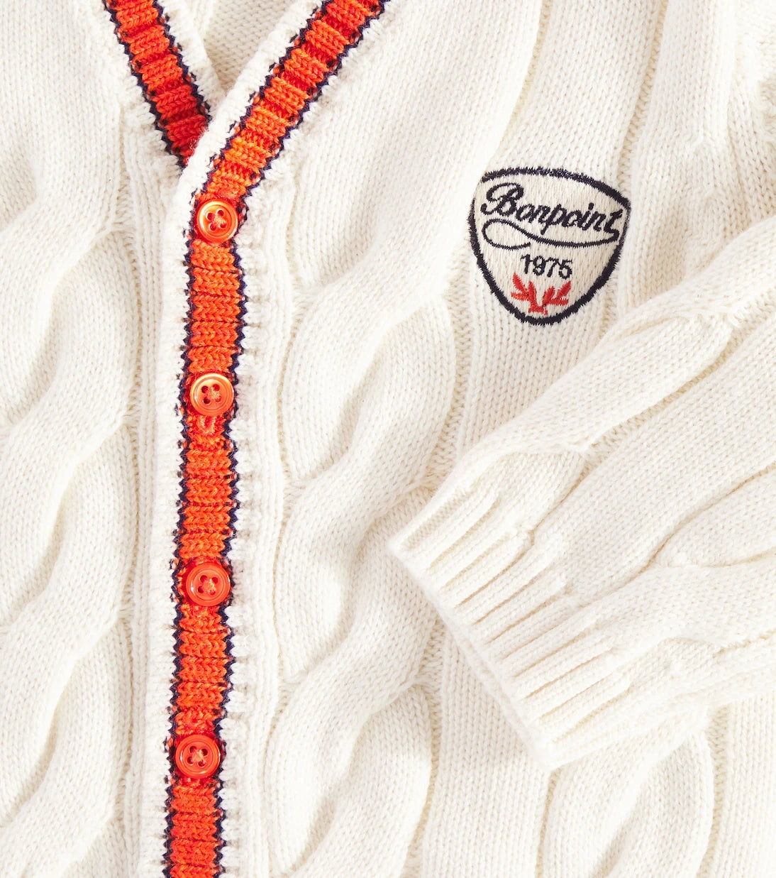 Bonpoint - Giorginoli cable-knit cotton-blend cardigan