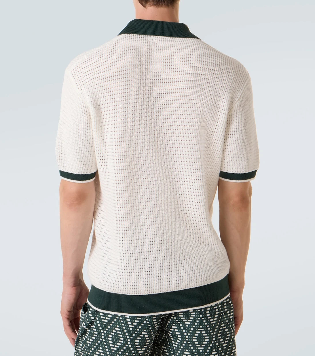 Frescobol Carioca - Vidal pointelle cotton polo shirt