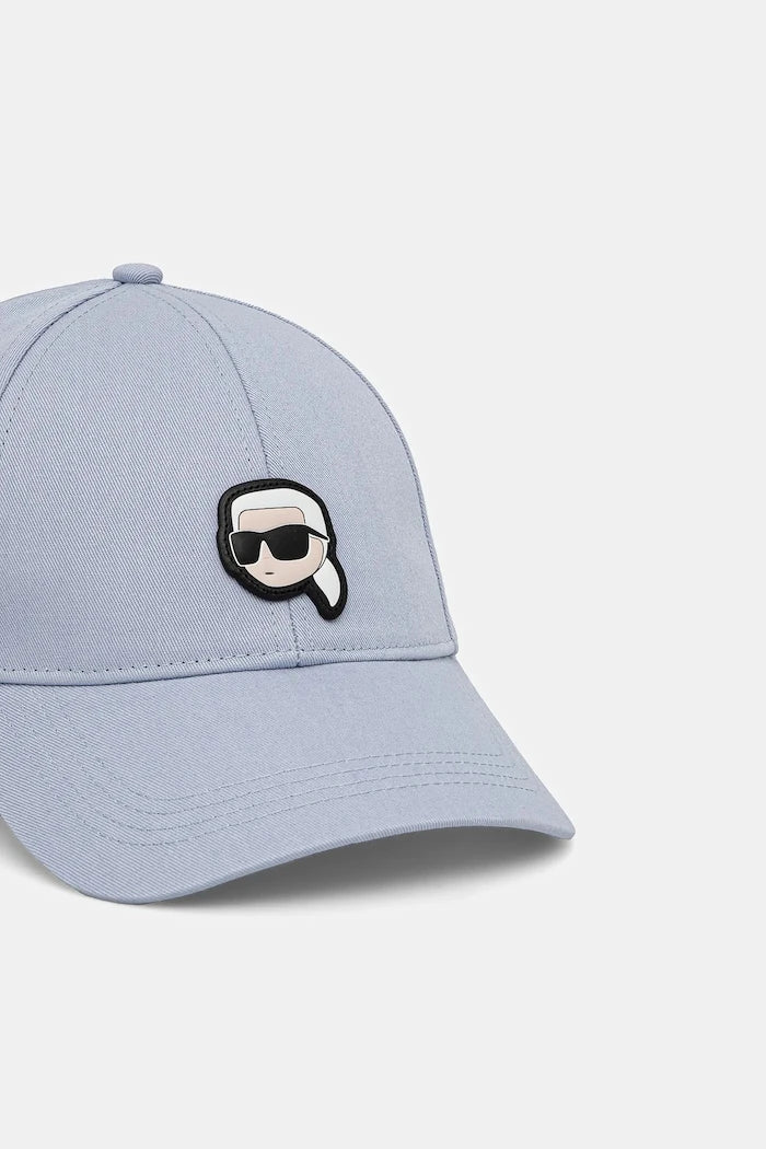 Памучна шапка с козирка Karl Lagerfeld