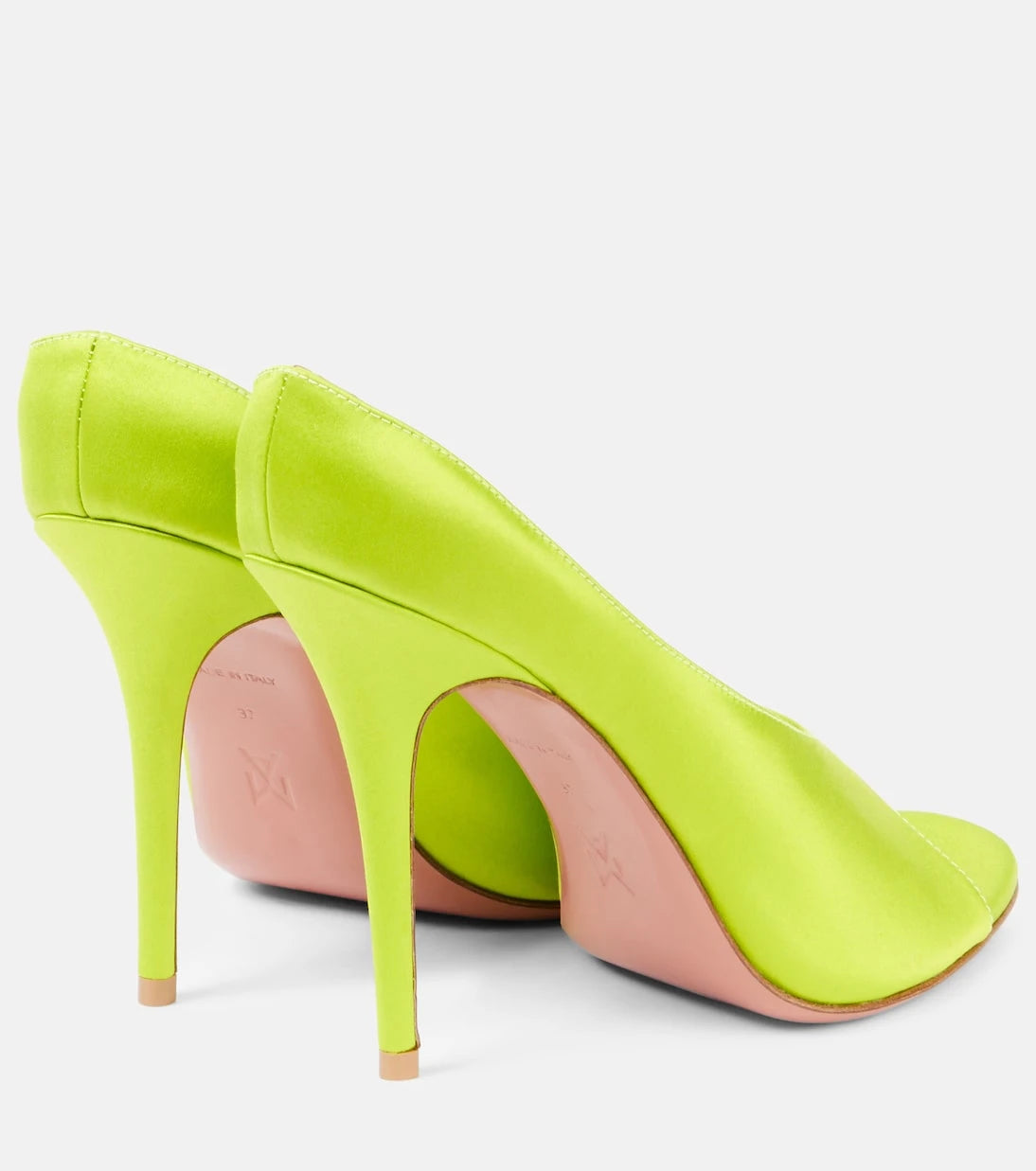 Amina Muaddi - Anok 105 satin mules