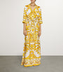 Dolce & Gabbana Multi Silk Printed Maxi Dress