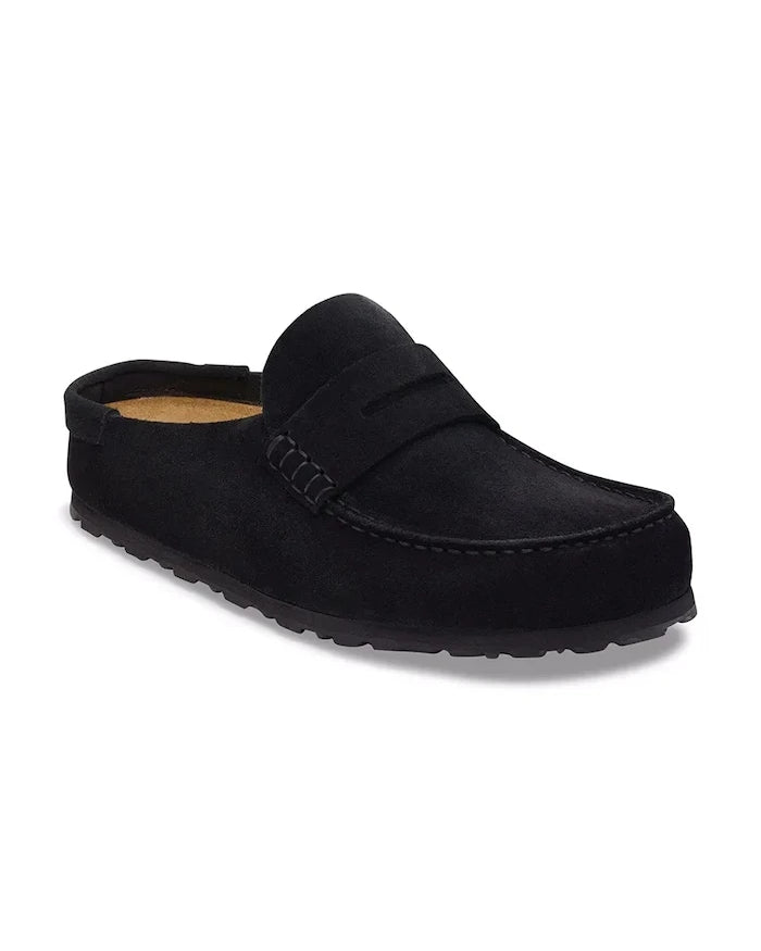 Birkenstock kadın süet terlik sabo Naples Wrapped Suede Leather