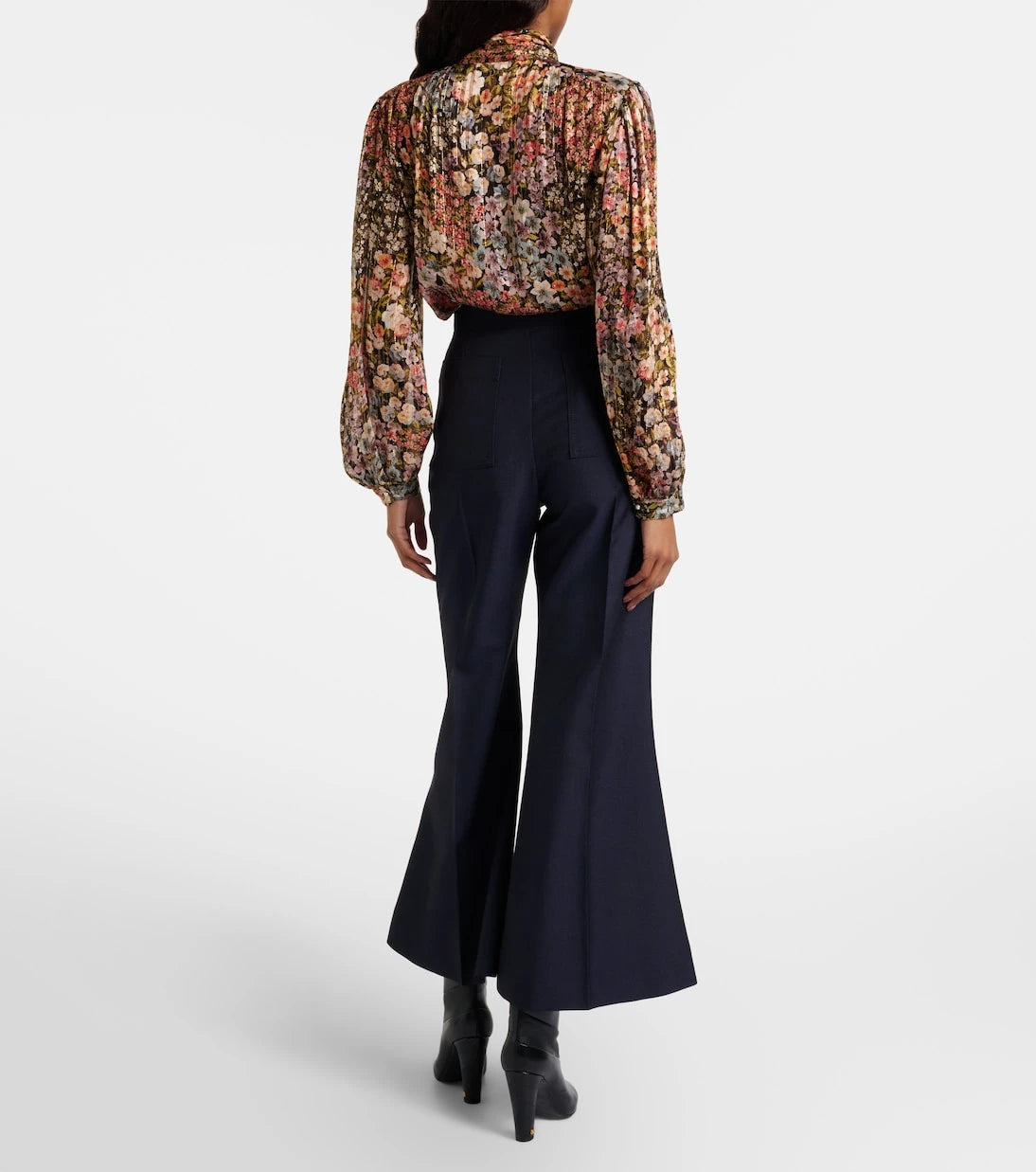 Valentino - Wool and mohair flared pants