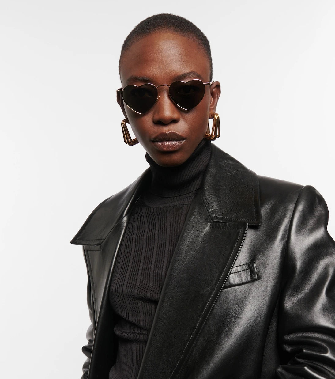 Saint Laurent - SL 301 Loulou heart-shaped sunglasses