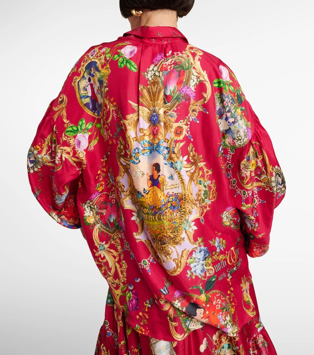 Camilla - Printed silk shirt