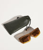 Port Tanger Brown Rectangular Sabea Sunglasses