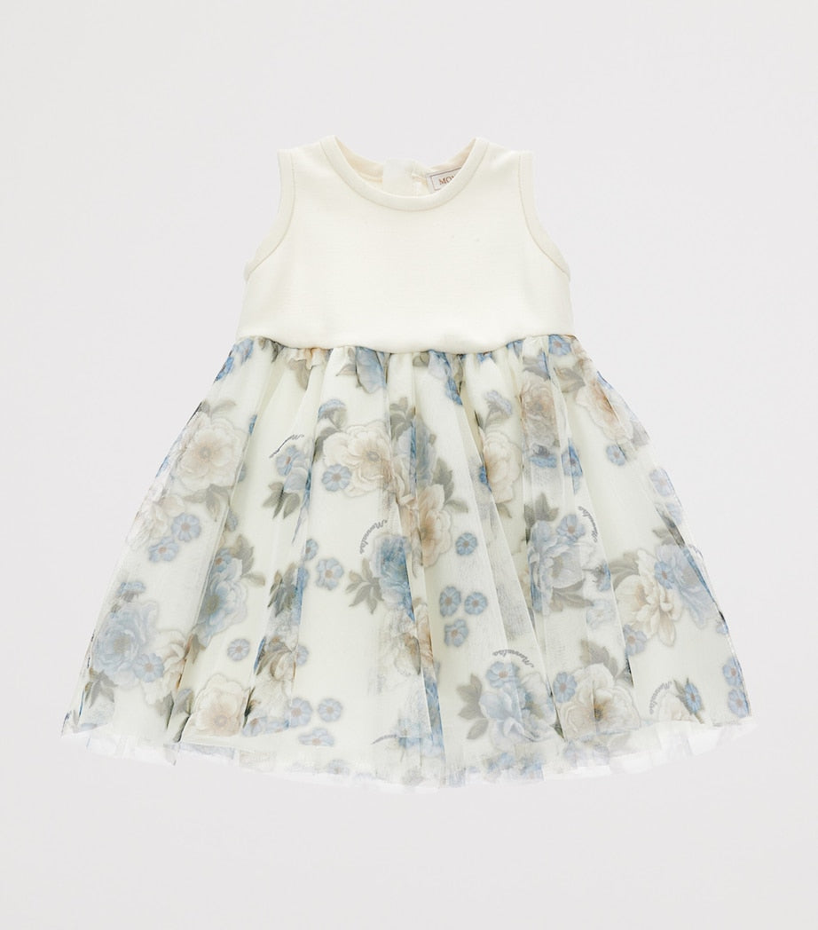 Monnalisa Knitted Floral Dress (3-36 Months)