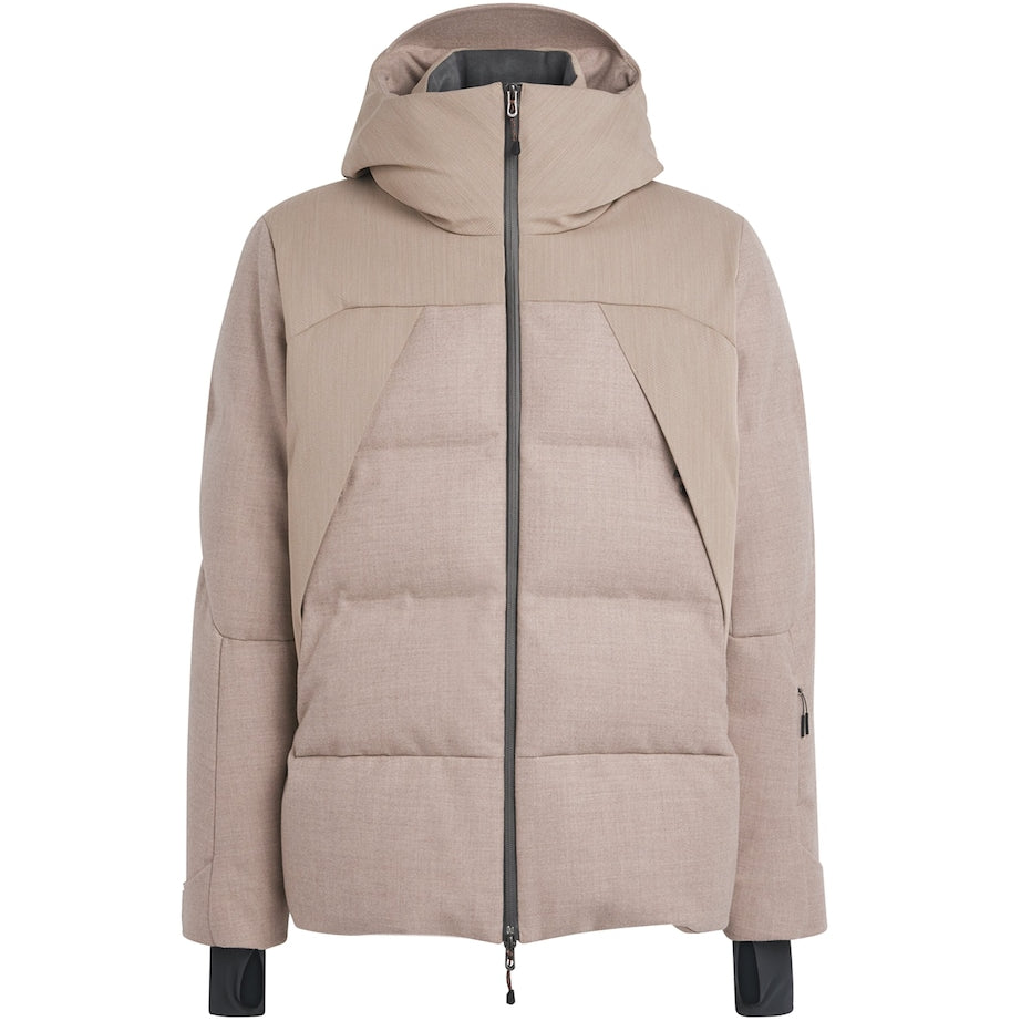 Sease Beige Wool Down Nordend Ski Jacket