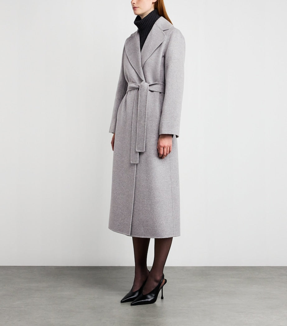 Grey Virgin Wool-Cashmere Coat