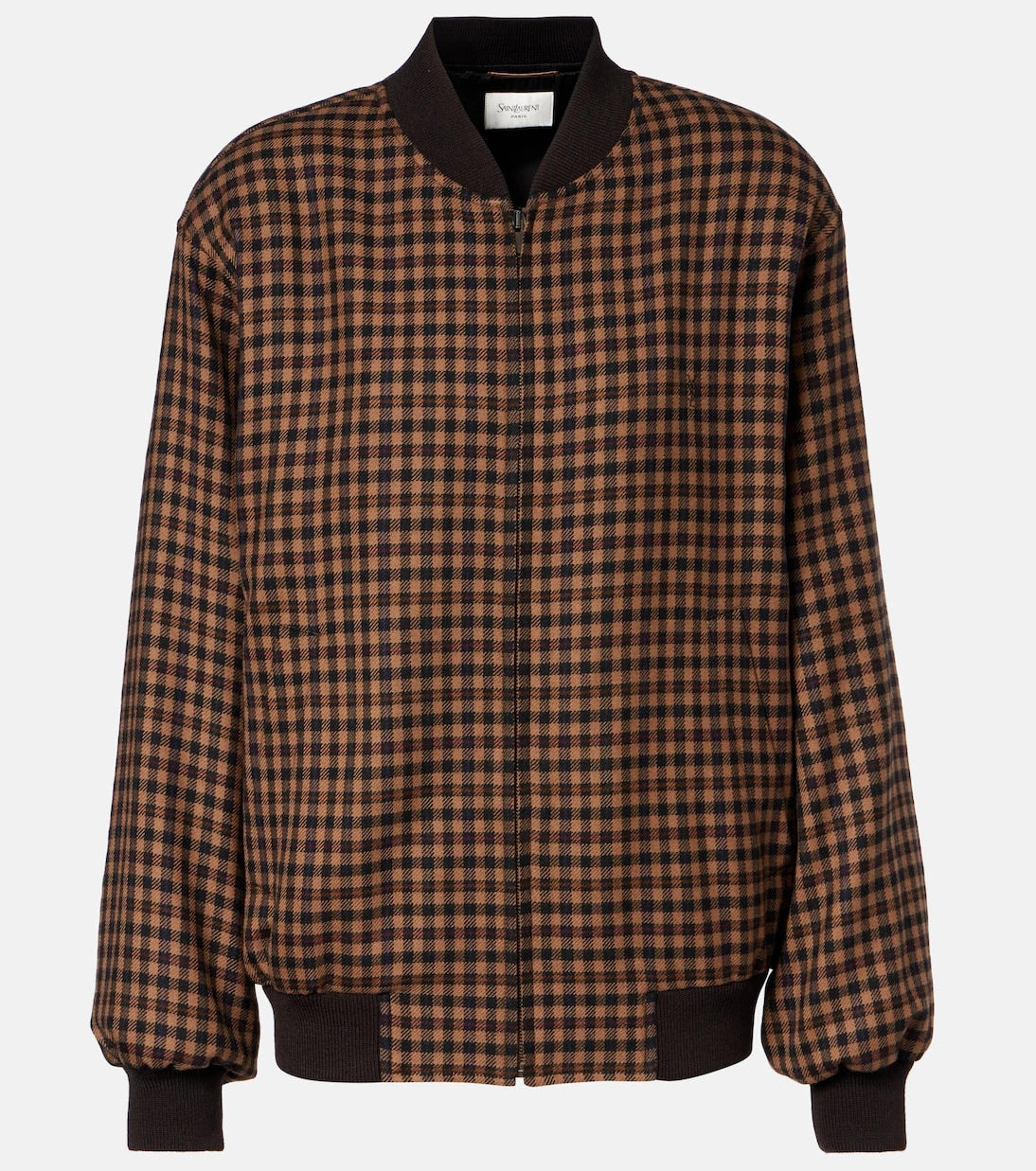 Saint Laurent - Yün teddy bomber ceket