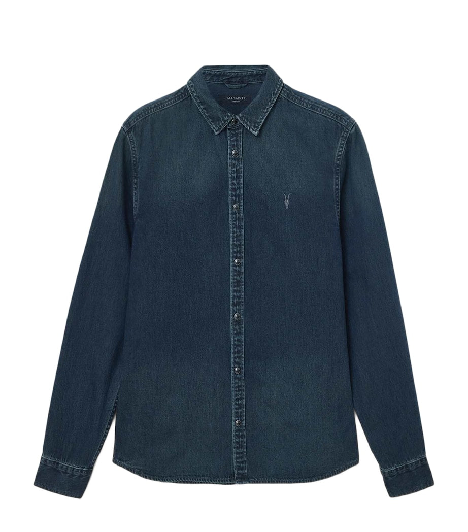 Organic Cotton Gleason Shirt PHANTOM BLUE