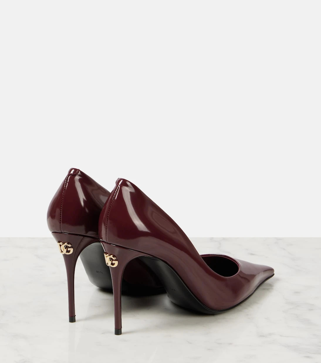 Dolce&Gabbana - Cardinale 90 polished leather pumps